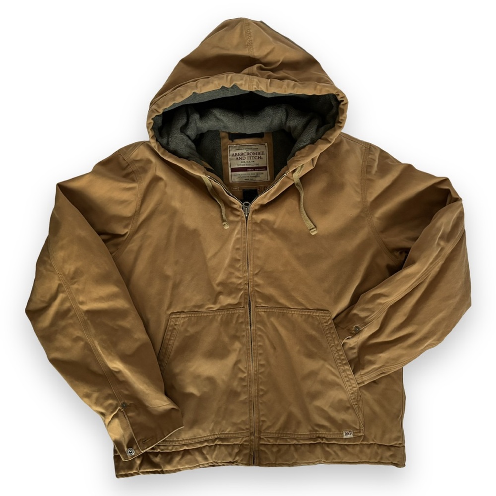 BRAND NEW ABERCROMBIE & FITCH MEN’S ZIPPER DOWN JACKET SIZE (M)
